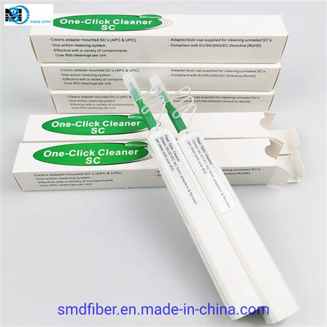 Fc Sc St Connector Fiber Optic One Cline Cleaner Pen China Cleaner Pen And Cleaning Kit