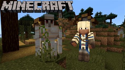 Minecraft Vanilla Survival 006 Der Große Beschützer Im Dorf German