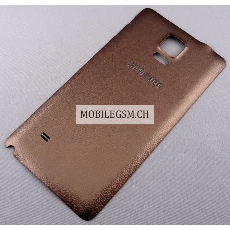 Gh C Original Akku Deckel In Gold F R Samsung Galaxy Note Sm N