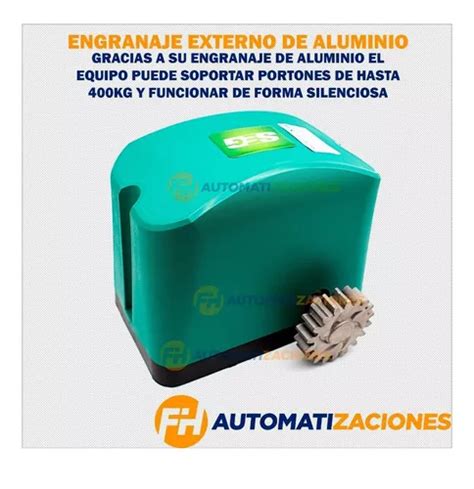 Motor De Portón Seg Solo Next 400 220v 50 60hz 3 5 Metros en venta en