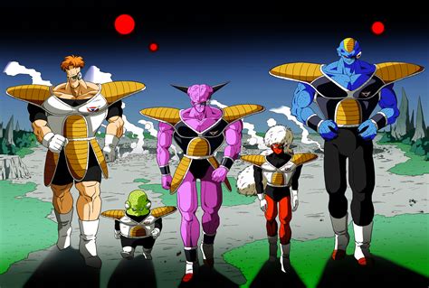 Ginyu Force Burter Jeice Recoome Captain Ginyu And 1 More Dragon Ball And 1 More Drawn By