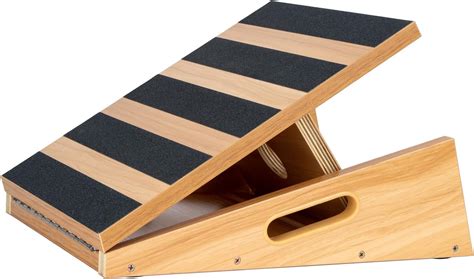 StrongTek Professional Wooden Slant Board Adjustable Incline Board