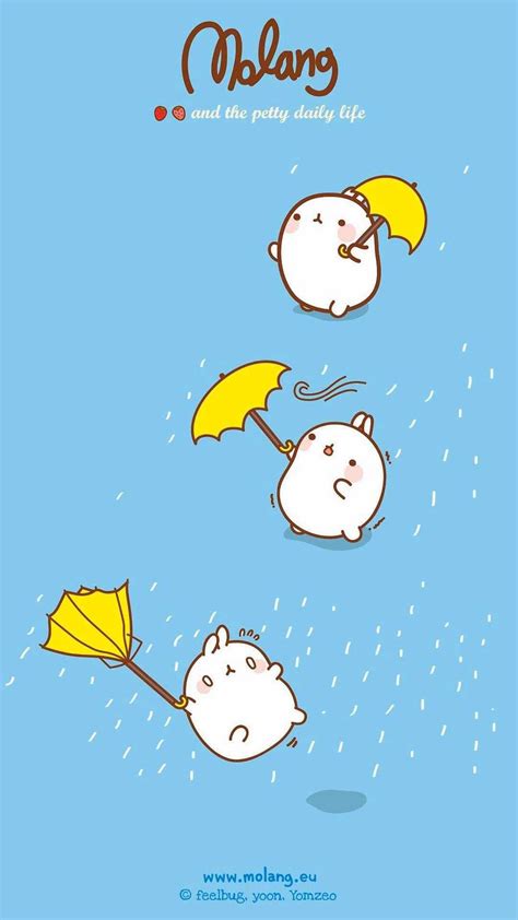 Molang Wallpaper Discover More Cartoon Cute Kawaii Korean Molang