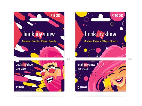 BookMyShow Gift Card Vector illustrations on Behance