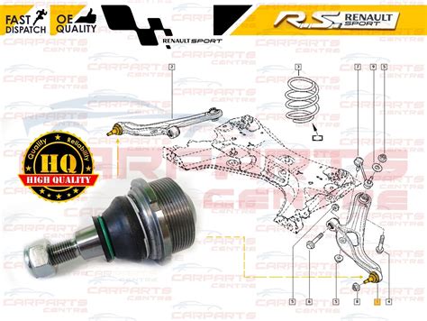 FOR RENAULT MEGANE SPORT MK3 RS 250 265 275 FRONT LOWER CONTROL ARM