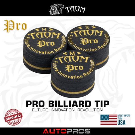 Taom Pro Billiard Cue Tip Pc Lazada Ph