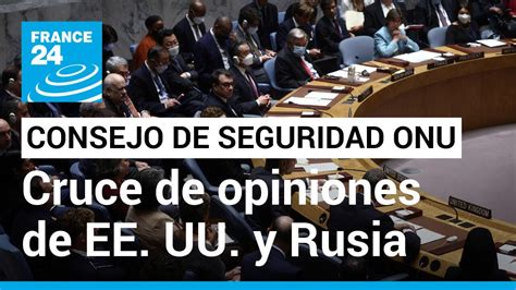 Cruce De Opiniones Entre Ee Uu Y Rusia En El Consejo De Seguridad De