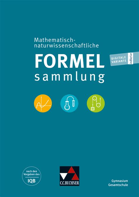 Mathematisch Naturwissenschaftliche Formelsammlung C C Buchner Verlag