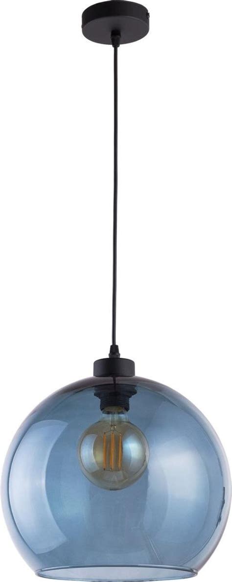 Lampa wisząca TK LIGHTING Cubus niebiesko czarna E27 TK Lighting