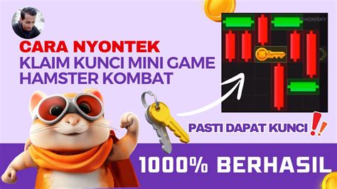 CARA NYONTEK KLAIM KUNCI MINI GAME HAMSTER KOMBAT SETIAP HARI YouTube