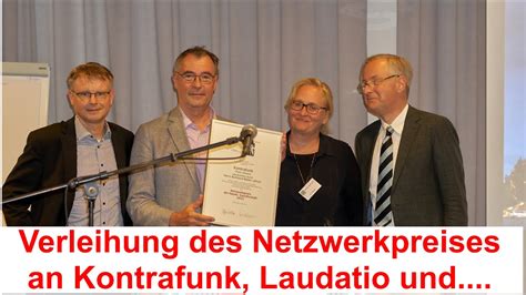 Netzwerkpreises An Kontrafunk Laudatio Carlos A Gebauer Burkhard