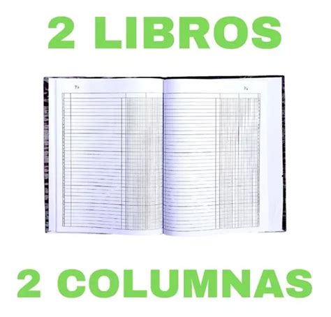 Libro De Contabilidad 100 Folios 2 Columnas MercadoLibre