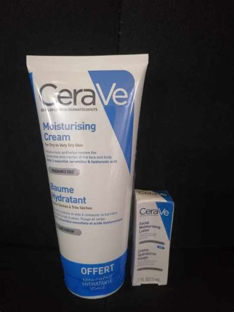 Cerave Moisturizing Cream 177ml Free Facial Moisturizing Cream 3ml