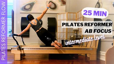 Pilates Reformer Ab Intense Workout 25 Min Ab Focus Intermediate