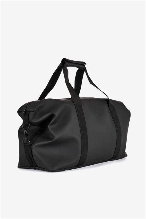 Rains Black Weekend Bag in Black for Men - Lyst