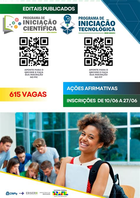 HUGV abre inscrições para programas de iniciação científica e