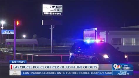 Las Cruces Police Officer Killed In Line Of Duty Youtube