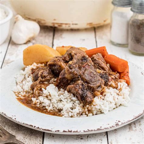 Southern Style Oxtail Stew With Rice Recipe Lana’s Cooking