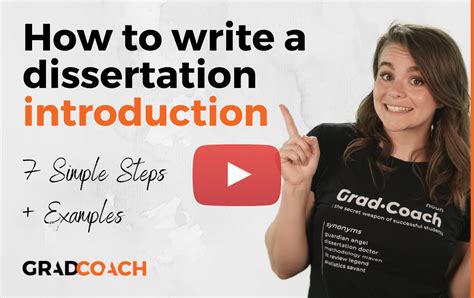 How To Write A Dissertation Introduction Chapter Grad Coach