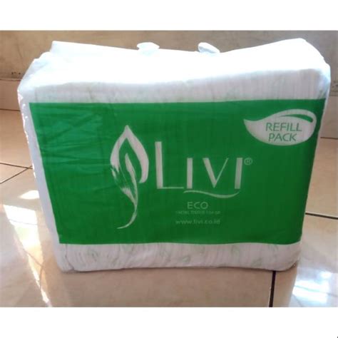 Jual Livi Tissue Facial Wajah Eco Refill Isi Lembar Ply Shopee