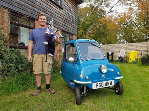 Guy Crosses Britain In Worlds Smallest Car A Record Setting Journey