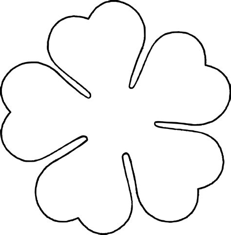 Flower Petal Template Printable