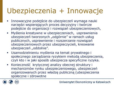 Innowacje I Ryzyko W Ubezpieczeniach Ppt Pobierz