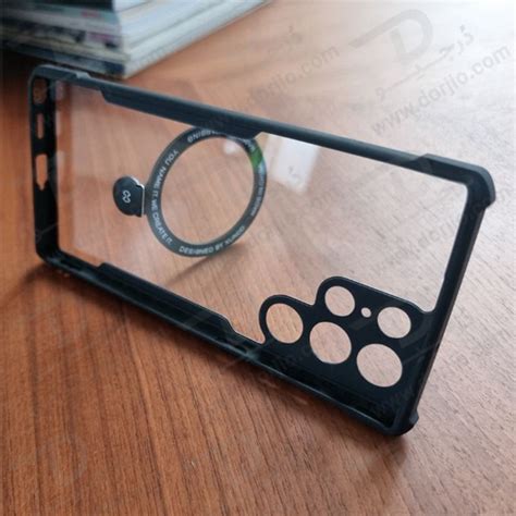 گارد شفاف رینگ استند مگ سیف Samsung Galaxy S24 Ultra مارک Xundd سری Beatle Magnetic Holder