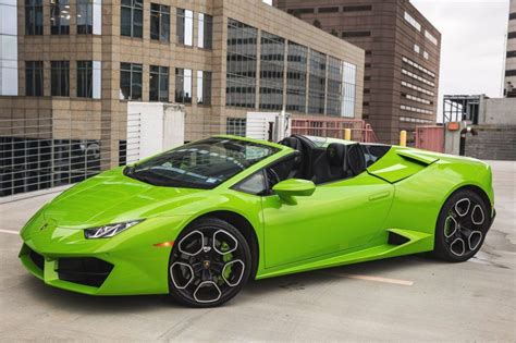 Lamborghini Huracan Spyder Rental Houston Royal Exotics Usa