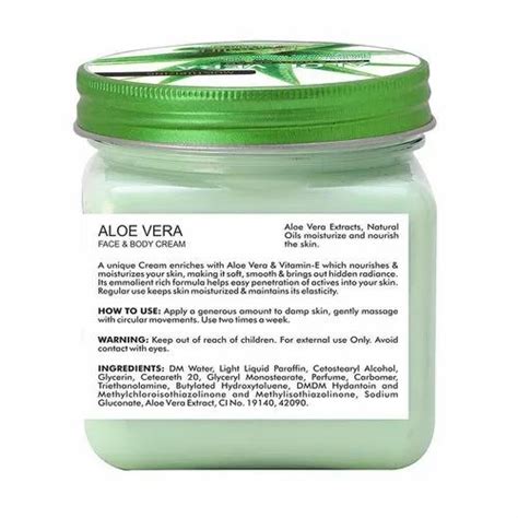 Dr Rashel Aloe Vera Face And Body Cream Jar Packaging Size 380ml At