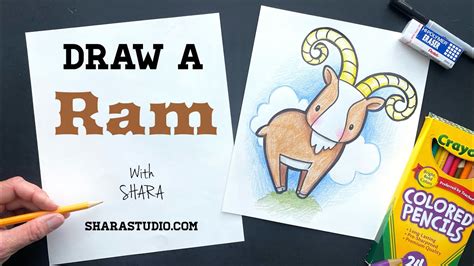 How To Draw A Ram Youtube