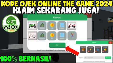 Kode Redeem Ojol The Game Terbaru Kode Redeem Ojol The Game Hari Ini