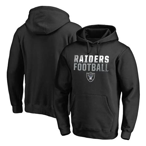 Mens Las Vegas Raiders Nfl Pro Line By Black Iconic Collection Fade