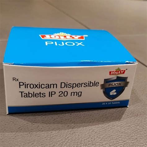 Pijox Piroxicam Dispersible Mg Tablets At Rs Box Feldene Tablet