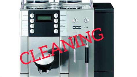 How To Clean Your Franke Saphira Coffee Machine Step By Step By