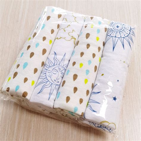 Pcspack Cotton Supersoft Flannel Receiving Baby Blanket Swaddle