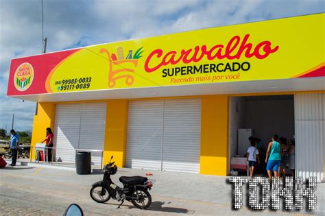 Coelho Fatos e Notícias Carvalho Supermercado é inaugurada no