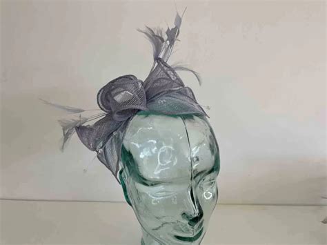 Sinamay Looped Fascinator In Baby Blue Love Fascinators