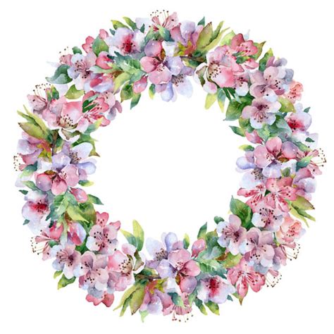 Royalty Free Flower Ring Clip Art Vector Images And Illustrations Istock