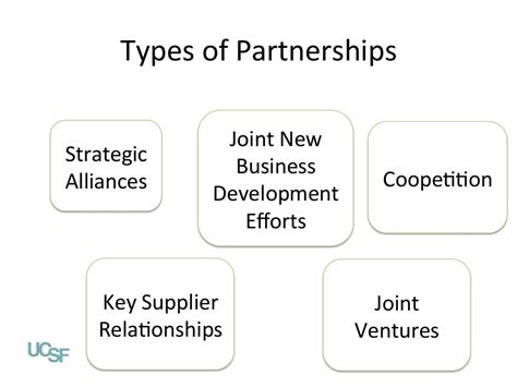 Types Of Partnerships Joint