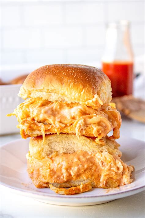 Easy Buffalo Chicken Sliders All Things Mamma