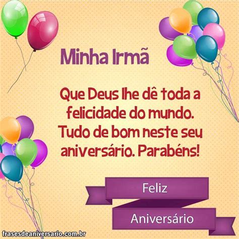 Parabéns Para A Irmã - Mensagem de Aniversário para Irmã - Feliz Aniversário