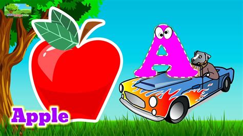 Learn The Animation Alphabets ABCD Phonic Song With Picture Visual