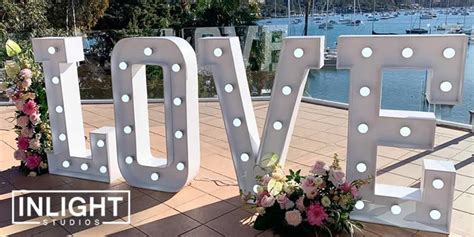 Light Up Letters: Wedding Decor That Can't Go Unnoticed! - inLight Studios