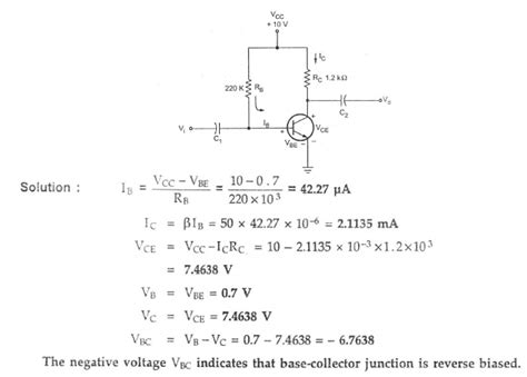 Fixed Bias Base Resistor Bias