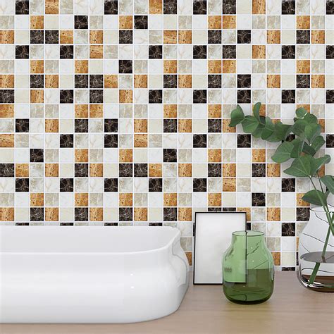 X Moroccan Style Tile Wall Stickers Kitchen Bathroom Self