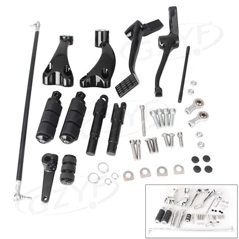 Cnc Aluminum Forward Controls Complete Kit With Pegs Levers Linkages