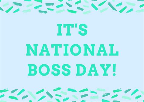 National Boss S Day 2024 Date Vicki Merilyn