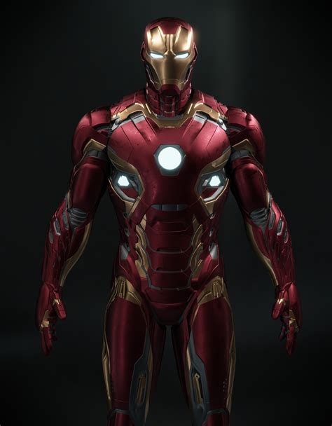 ArtStation - Iron Man Mark 45 rendered with Blender