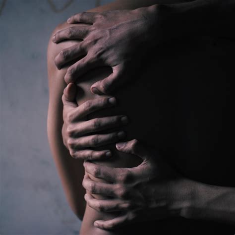 Premium Photo Cropped Hand Of Men Touching Naked Woman